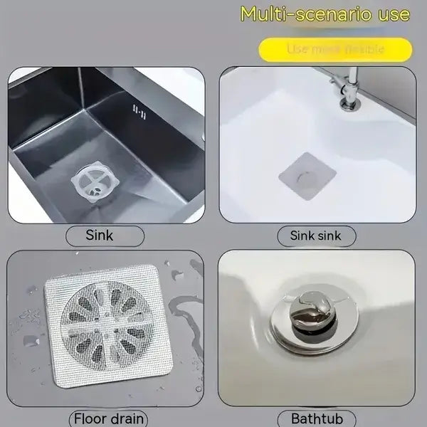 Disposable Shower Drain Hair Catchers (48-Pack)