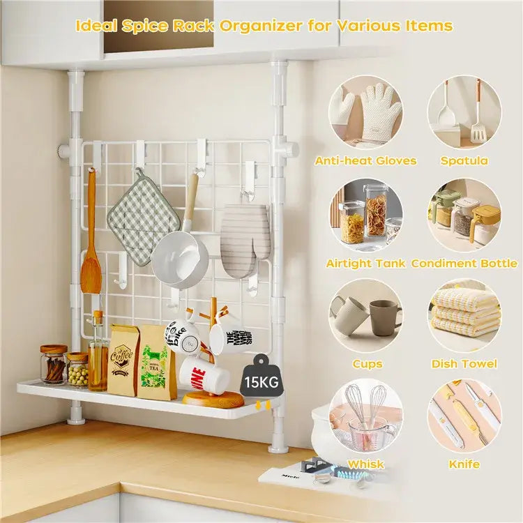 Adjustable Under Sink Organizer Rack