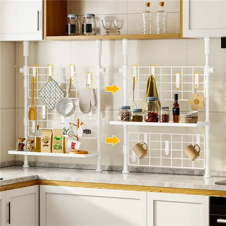 Adjustable Under Sink Organizer Rack