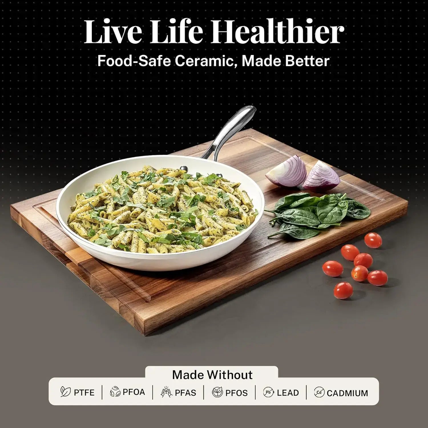 20-Piece Ceramic Nonstick Cookware Set