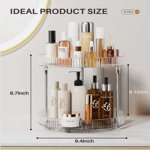 Double-Layer Rotating Spice Rack (2-Pack)