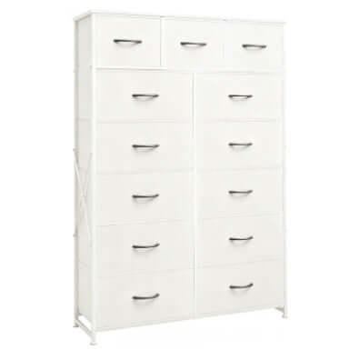 13-Inch Fabric Drawer Storage Tower