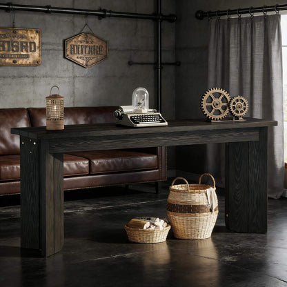 Wooden Hallway Console Table