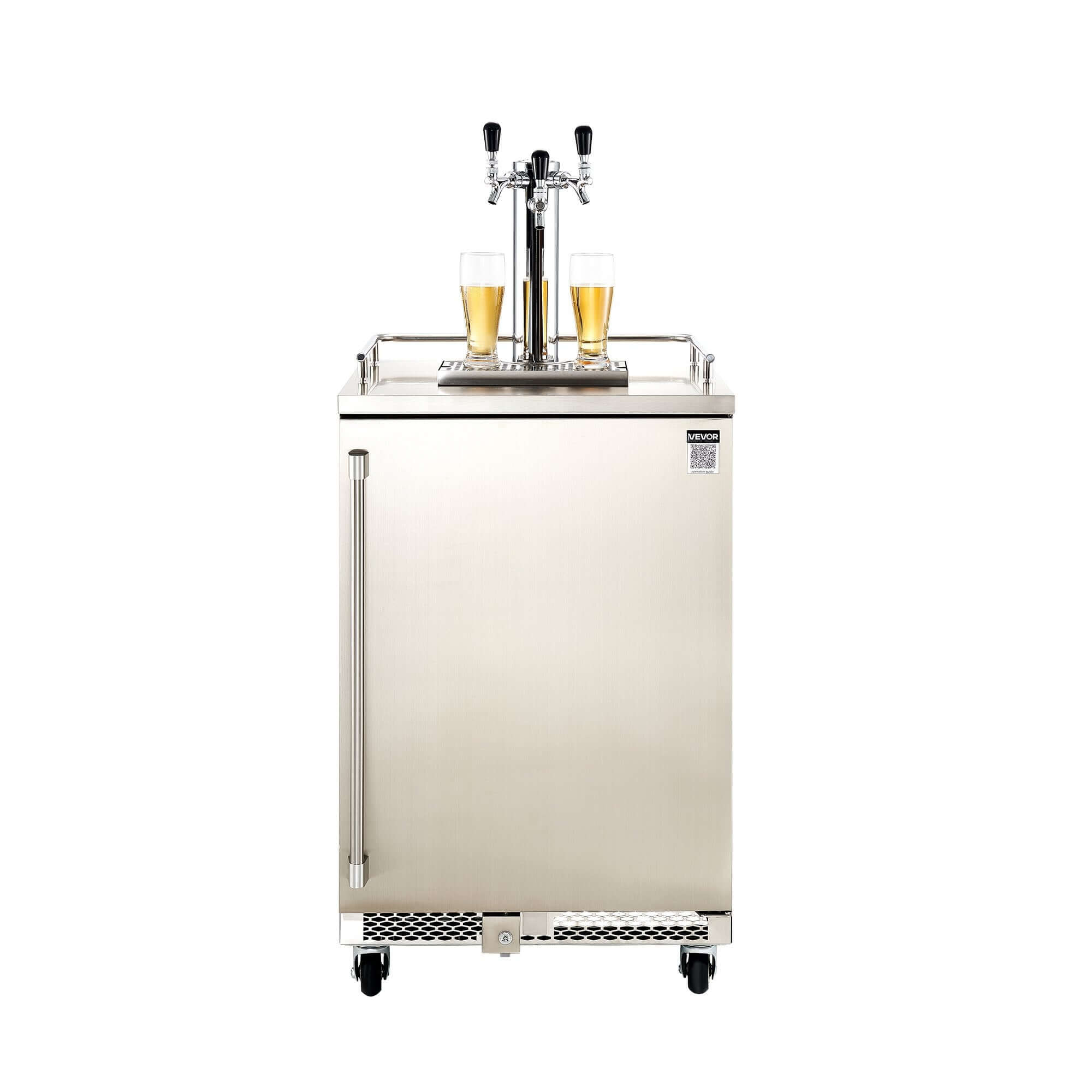 Triple-Tap Beer Kegerator with CO2 Tank