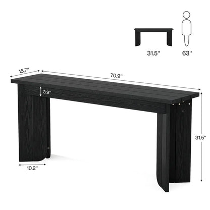 Wooden Hallway Console Table