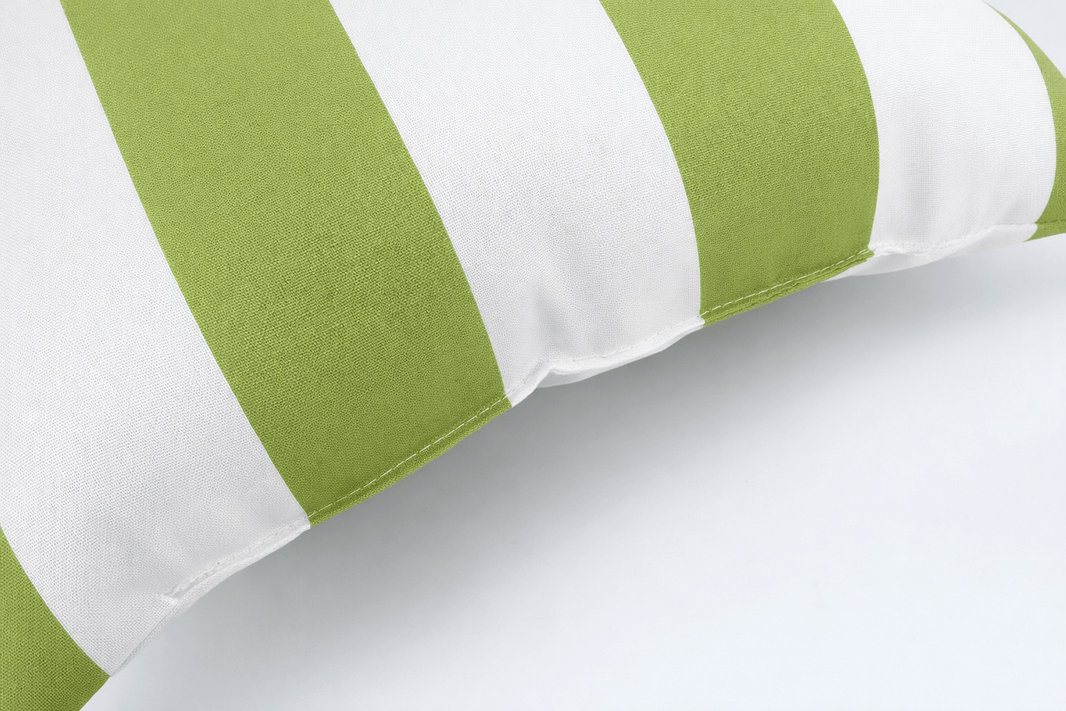 Waterproof Outdoor Throw Pillows – Green White (2-Pack)