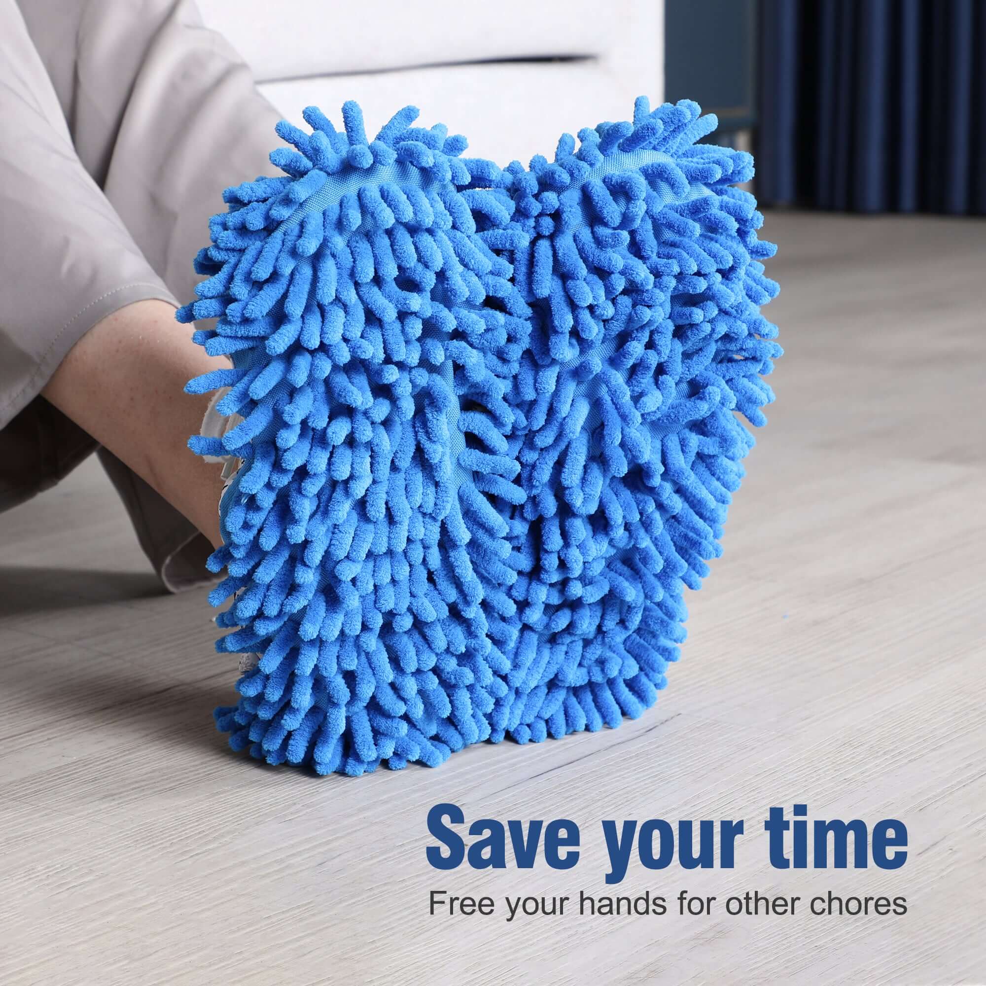 Microfiber Mop Slippers for Floor Cleaning (3-Pack)