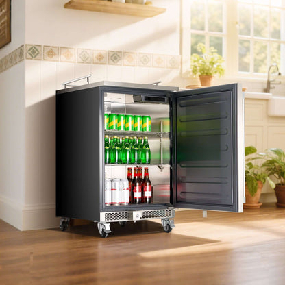 Triple-Tap Beer Kegerator with CO2 Tank