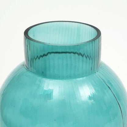 Tall Funnel Flare Glass Decorative Vase