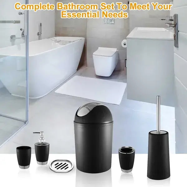 6-Piece Bathroom Accessories Set