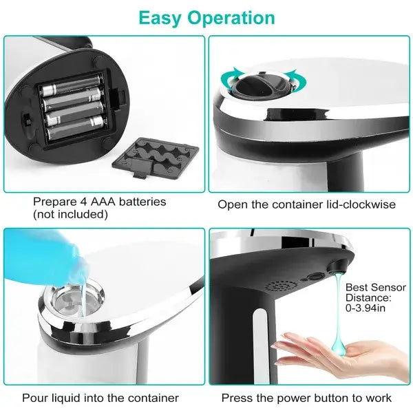 Automatic Sensor Soap Dispenser 16.9oz