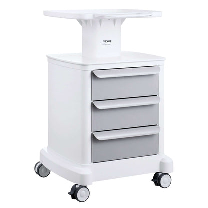 4-Tier Mobile Medical Cart with Drawers