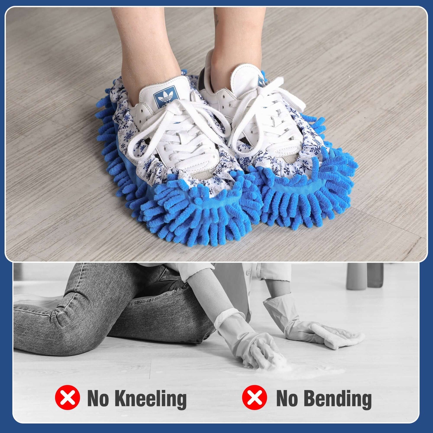 Microfiber Mop Slippers for Floor Cleaning (3-Pack)