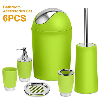6-Piece Bathroom Accessories Set