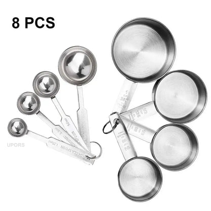 Stackable Stainless Steel Measuring Set