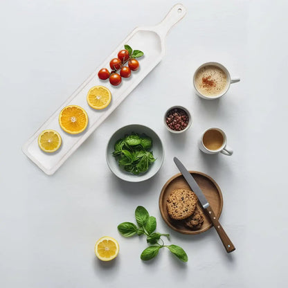 Narrow Wooden Serving Tray