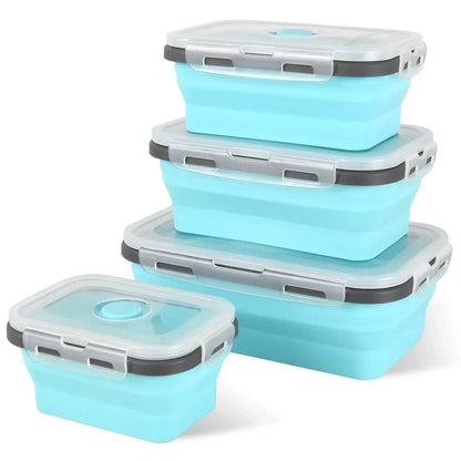 Collapsible Silicone Food Storage Bowls