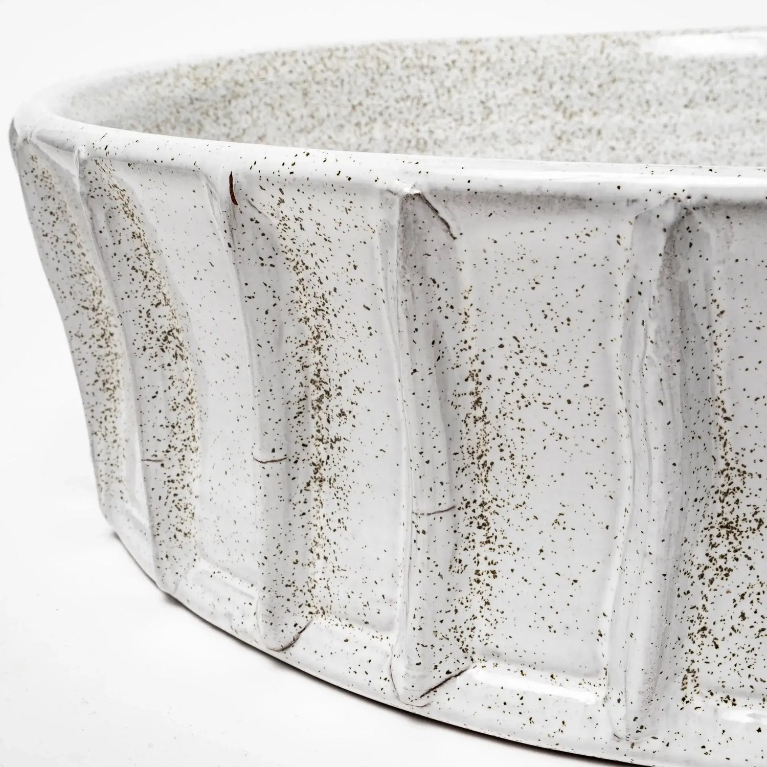 Luxury White Ceramic Soup Bowl