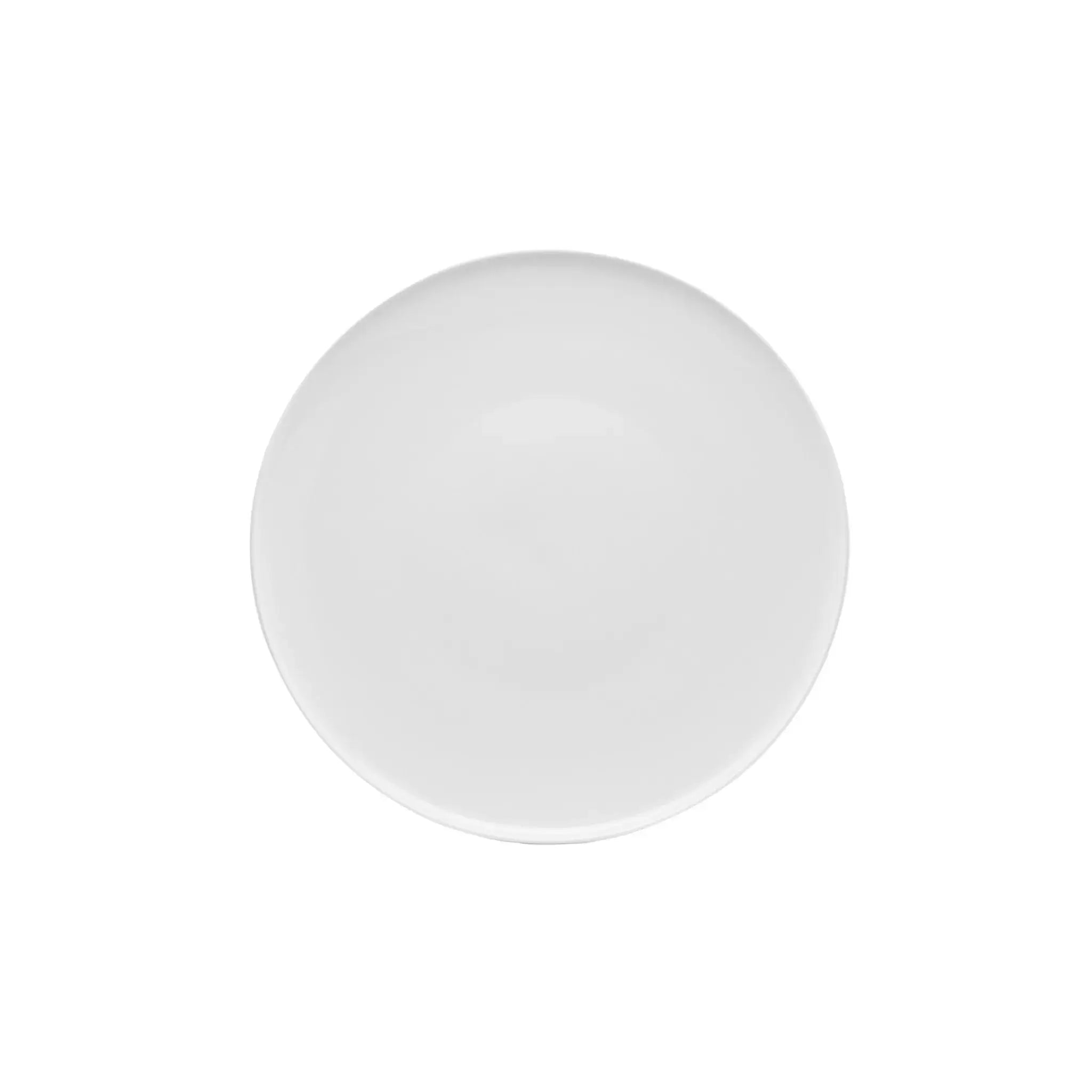 6-Piece White Porcelain Plate Set