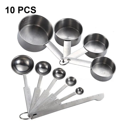 Stackable Stainless Steel Measuring Set