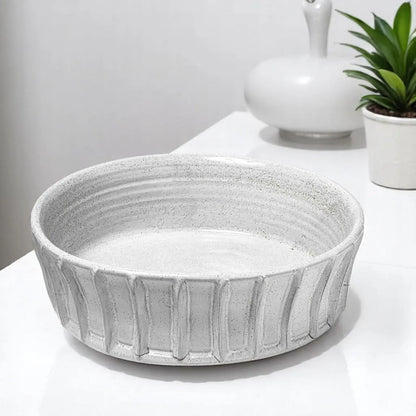 Luxury White Ceramic Soup Bowl