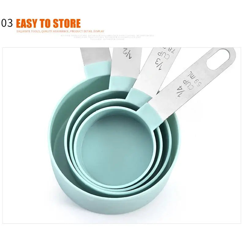 4-Piece Stainless Steel Measuring Spoons