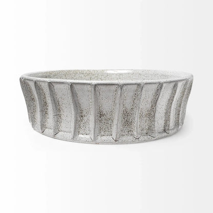 Luxury White Ceramic Soup Bowl