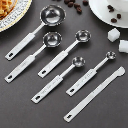 Stackable Stainless Steel Measuring Set