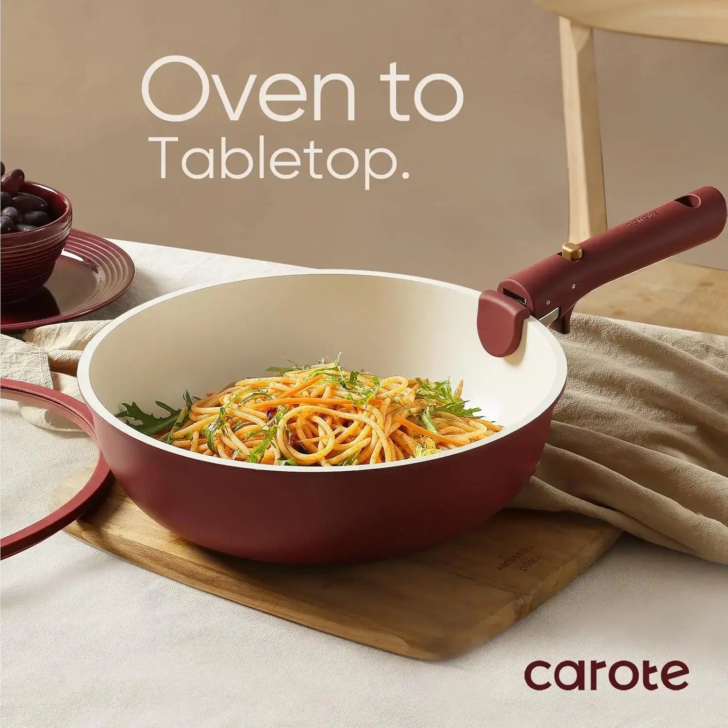 19-Piece Nonstick Detachable Handle Cookware Set
