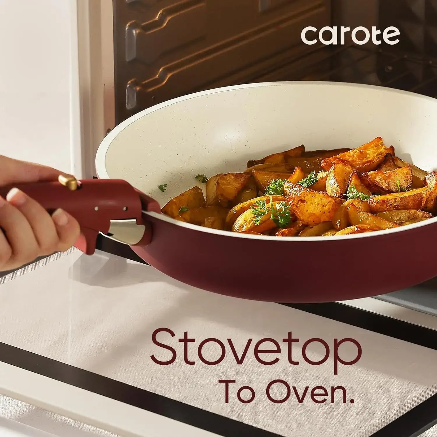 19-Piece Nonstick Detachable Handle Cookware Set