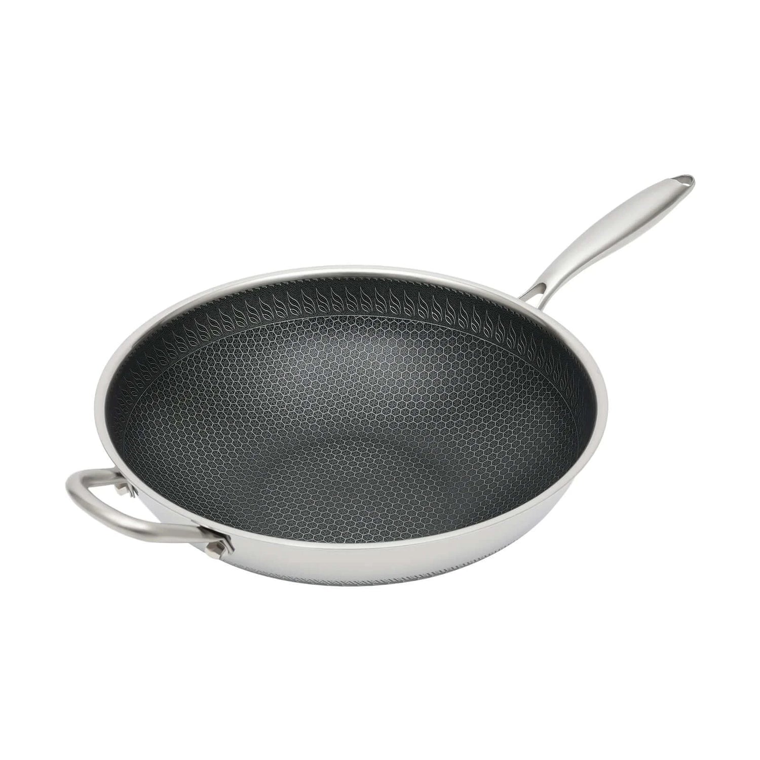 34cm Stainless Steel Nonstick Frying Pan
