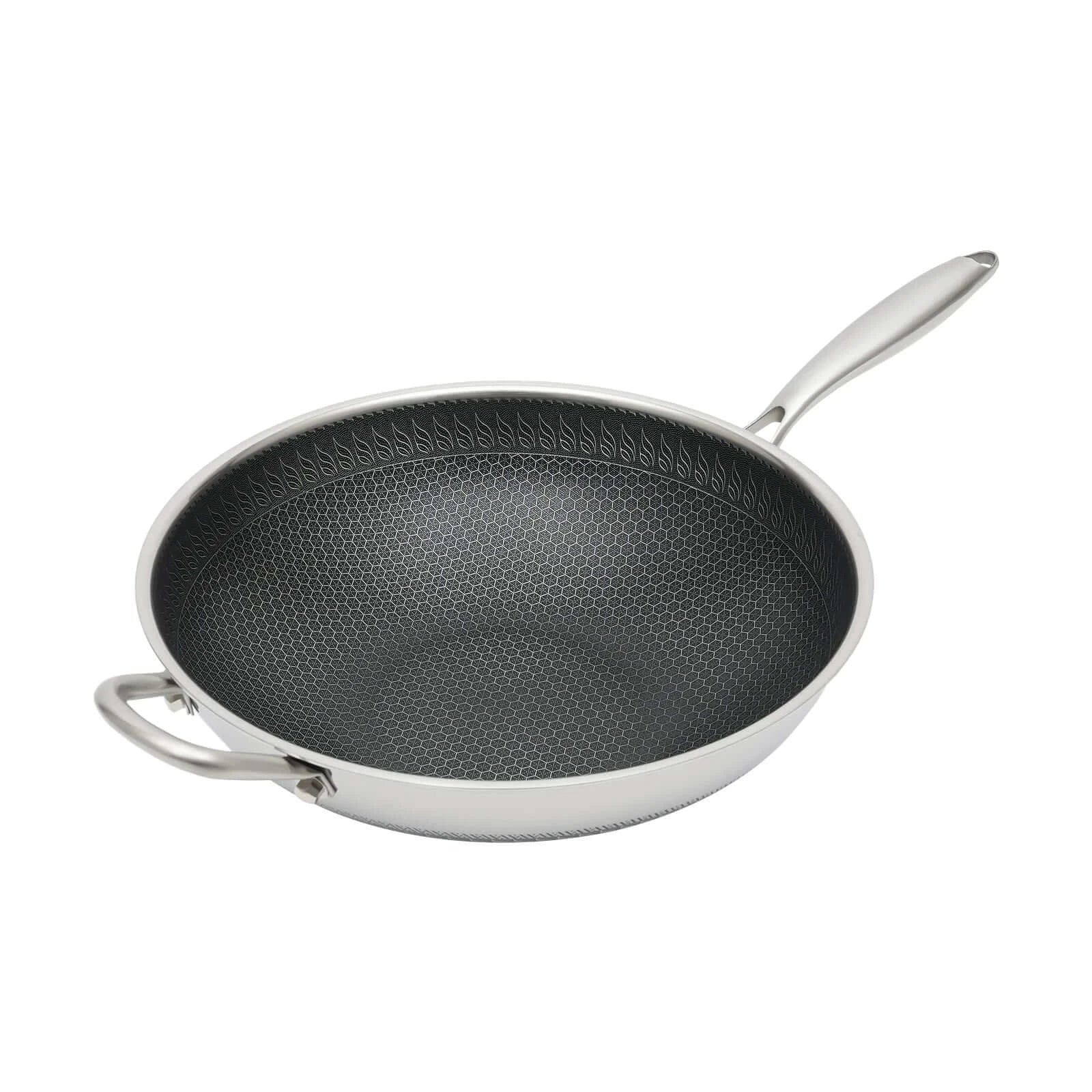 34cm Stainless Steel Nonstick Frying Pan