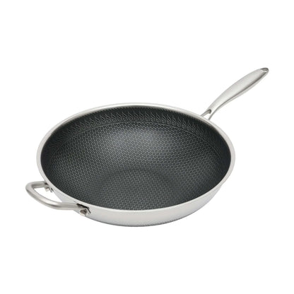 34cm Stainless Steel Nonstick Frying Pan
