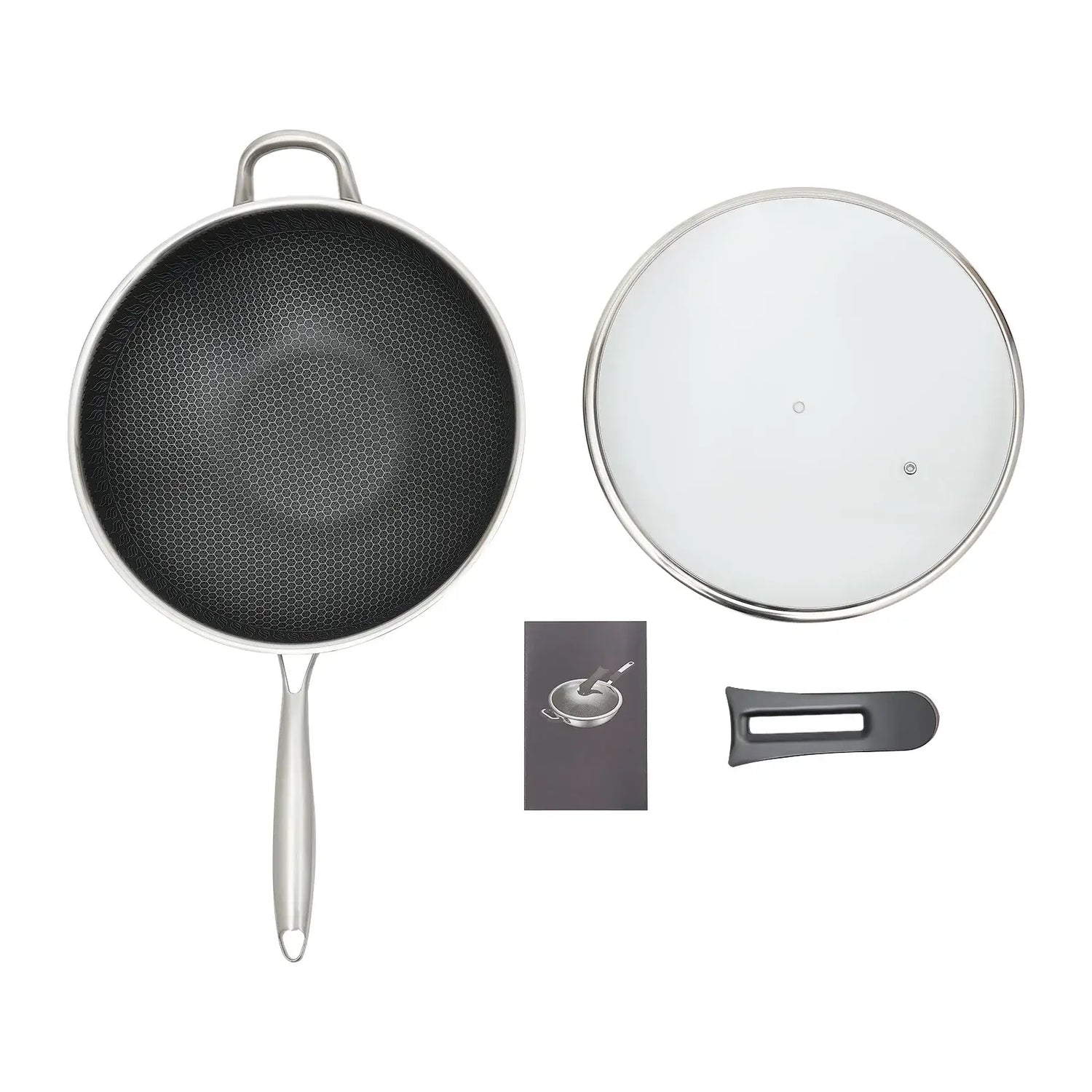 34cm Stainless Steel Nonstick Frying Pan