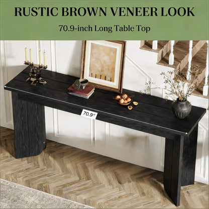Wooden Hallway Console Table