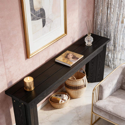 Wooden Hallway Console Table