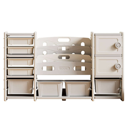 4-Tier Kids Toy Storage Organizer with Bins