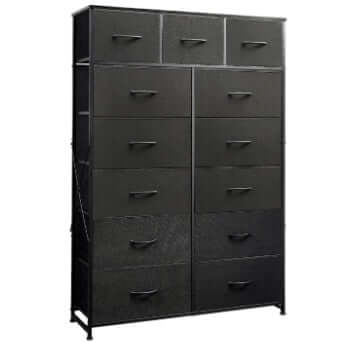 13-Inch Fabric Drawer Storage Tower