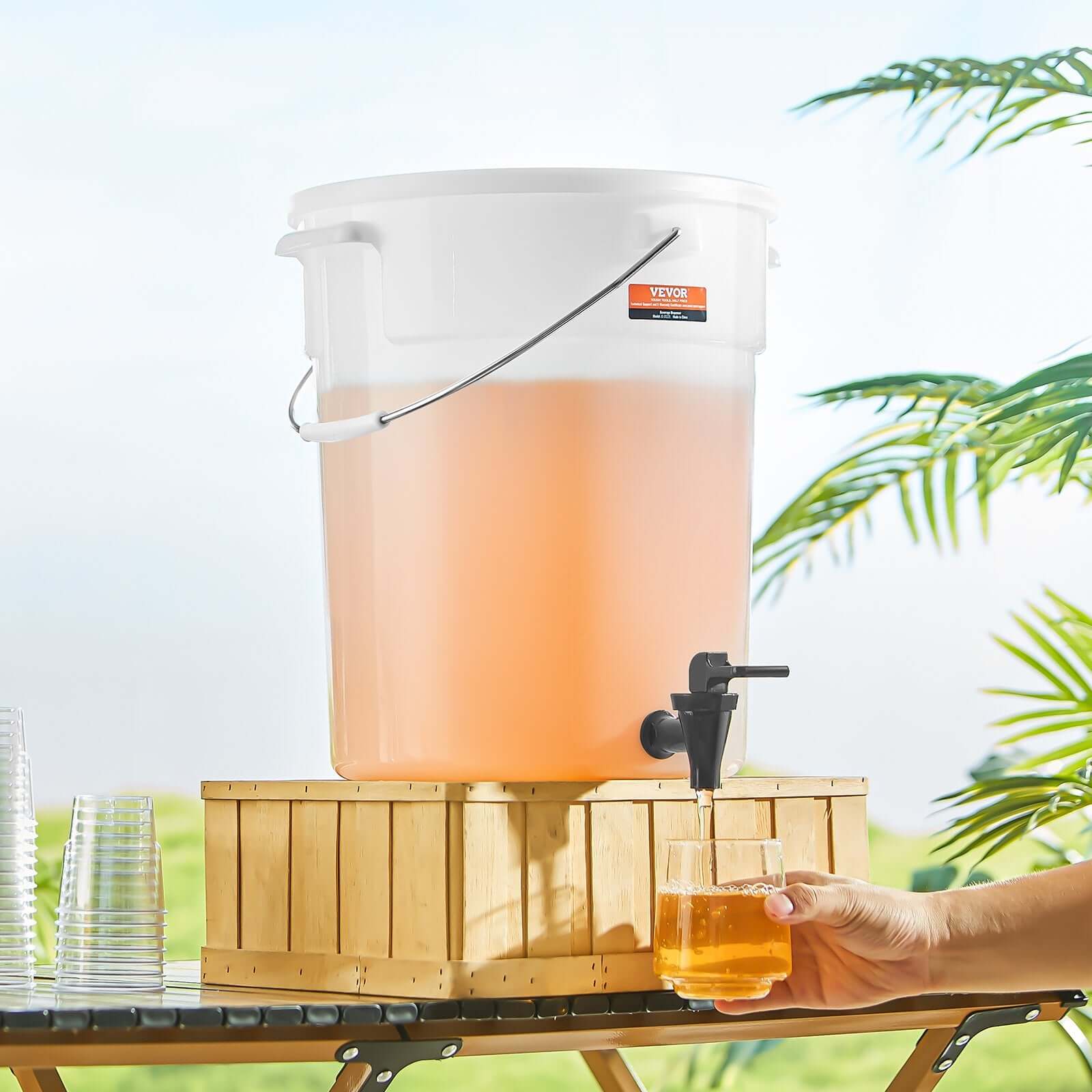 5-Gallon Beverage Drink Dispenser with Spigot
